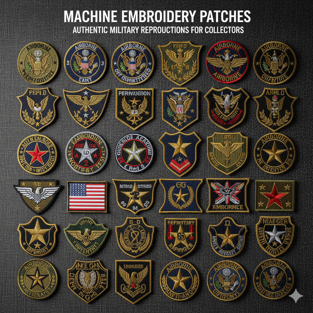 Machine Embroidery Patches
