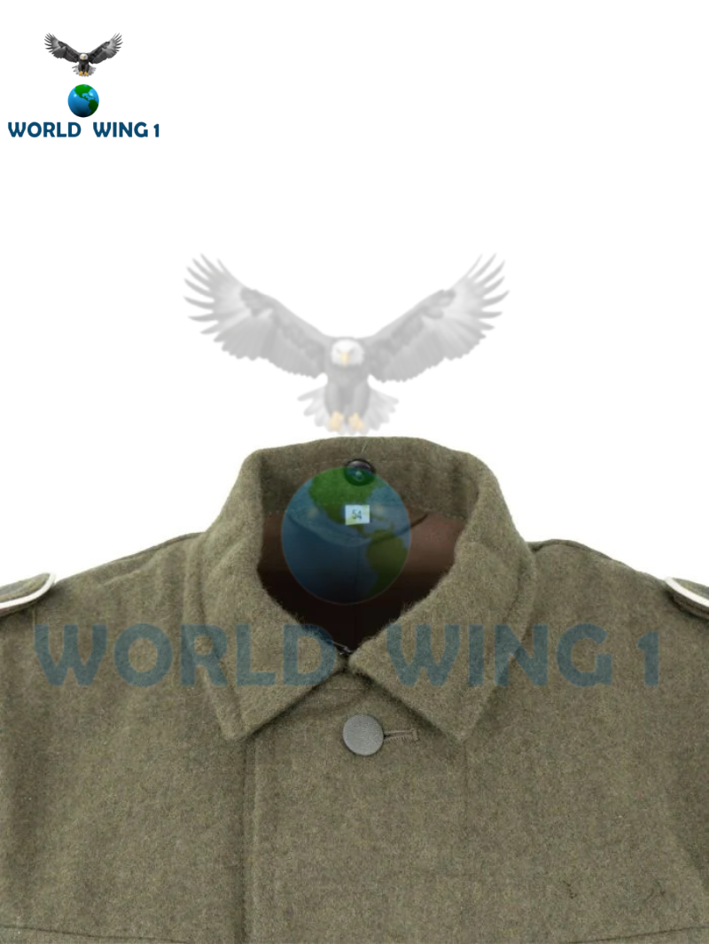 WW2 German M40 Field Grey Wool Tunic – Authentic Reproduction WWII Army Uniform - Image 6