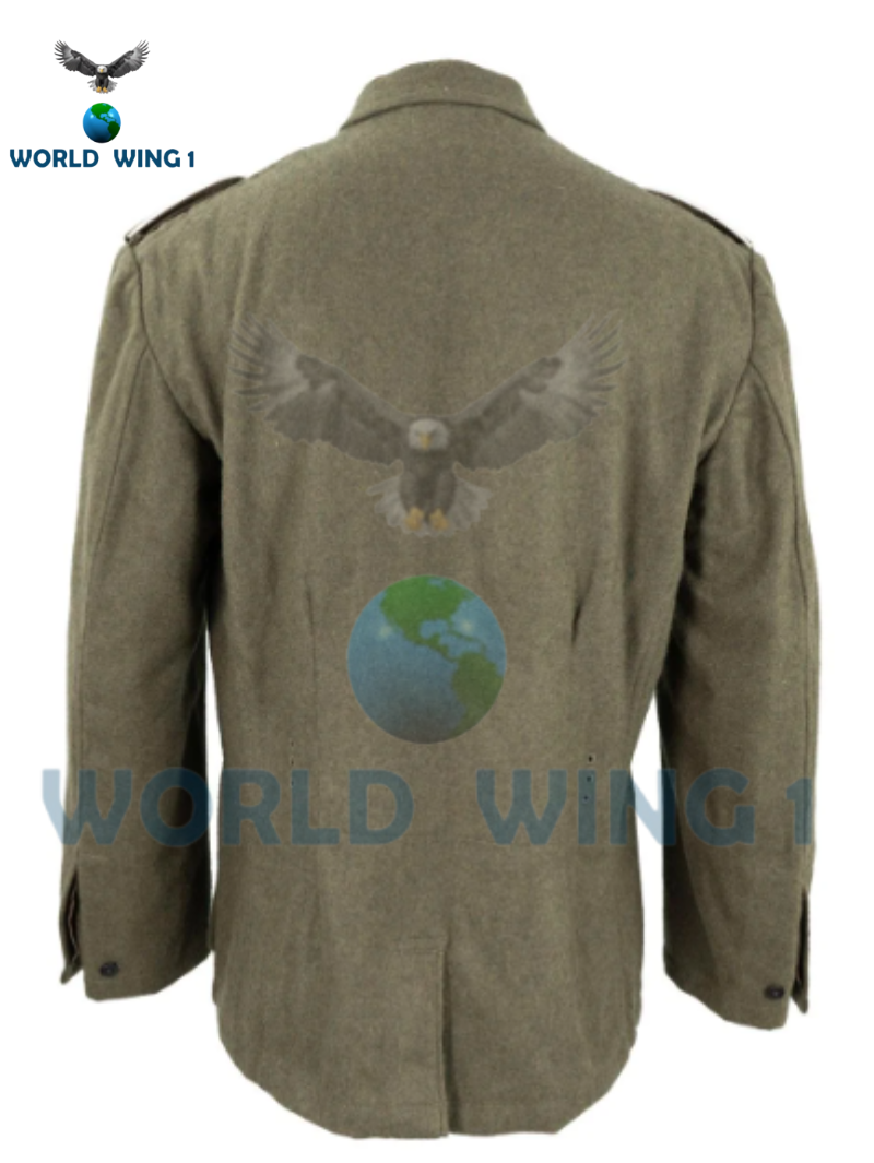 WW2 German M40 Field Grey Wool Tunic – Authentic Reproduction WWII Army Uniform - Image 3