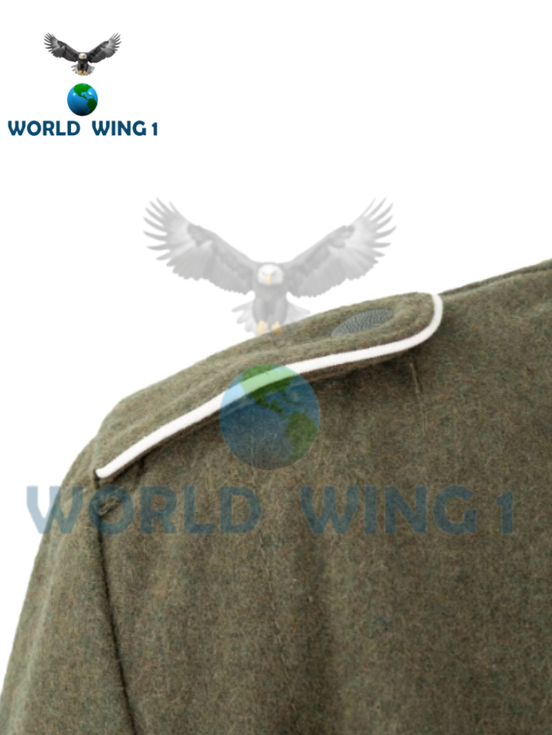 WW2 German M40 Field Grey Wool Tunic – Authentic Reproduction WWII Army Uniform - Image 5