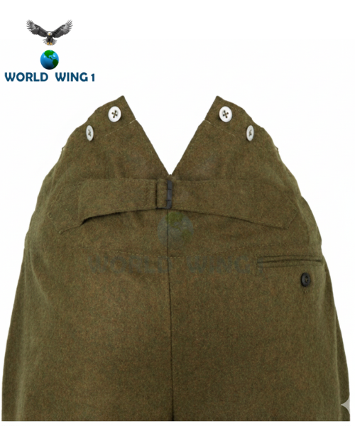 WW2 German M40 Field Grey Wool Trousers – Heer Army Military Uniform Reproduction - Image 7