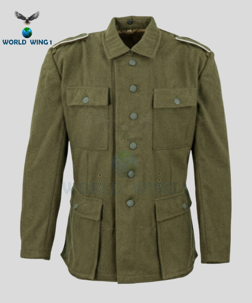 WW2 German M43 Field Grey Wool Tunic – Heer Army Military Uniform Reproduction