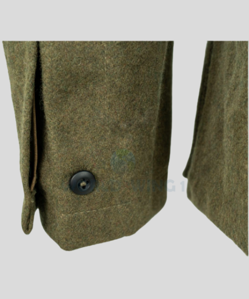 WW2 German M43 Field Grey Wool Tunic – Heer Army Military Uniform Reproduction - Image 5