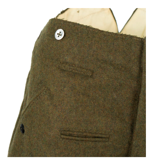 WW2 German M40 Field Grey Wool Trousers – Heer Army Military Uniform Reproduction - Image 5