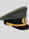 WW2 German Heer General Gabardine Visor Cap Wreath & Cockade – General Officer Insignia (Reproduction)